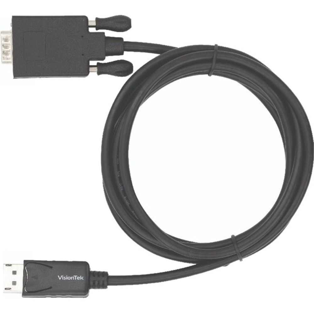 VisionTek DisplayPort to VGA 2 Meter Cable (M/M) - DisplayPort to VGA Active cable - 901216 MPN:901216