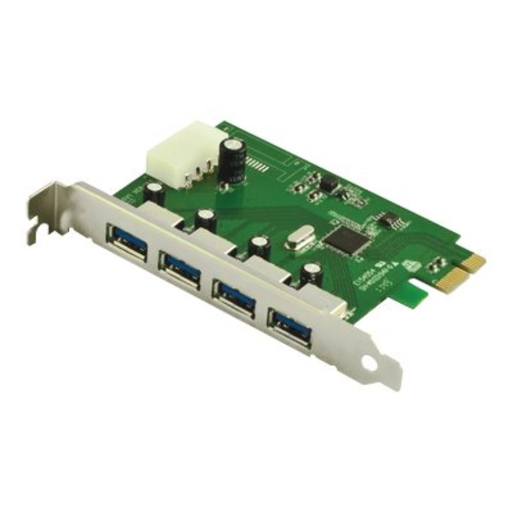 VisionTek 4 Port USB 3.0 PCIe Internal Card - PCI Express - Plug-in Card - 4 USB Port(s) - 4 USB 3.0 Port(s) MPN:900544