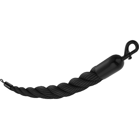 Barrier Rope, polypropylene, 6 ft L MPN:843BK72SE-SB
