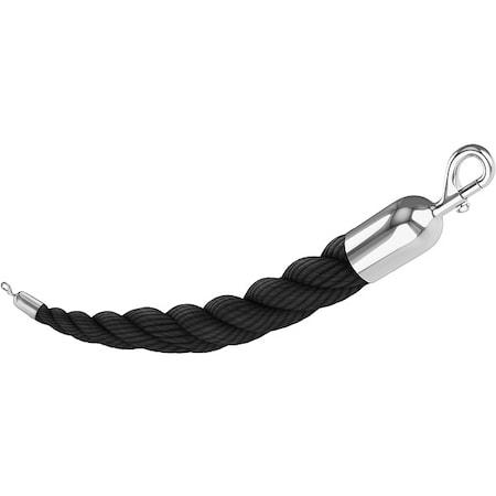 Barrier Rope, polypropylene, 6 ft L MPN:843BK72SE-SC