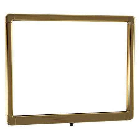 Sign Frame, Polished Brass, 14 in. H MPN:FR1114DSPBPB