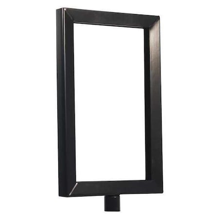 Sign Frame, Black, 7in. L x 11 in. H MPN:FR711HDSB