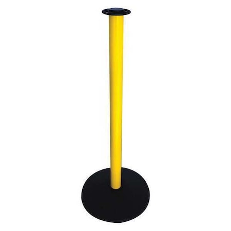 Flat Top Rope Post, Yellow Aluminum MPN:ST601U-YA