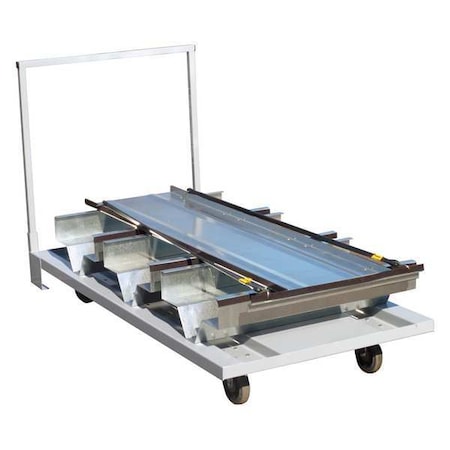 Storage Cart, 18 Posts, Gray MPN:VPSC-18