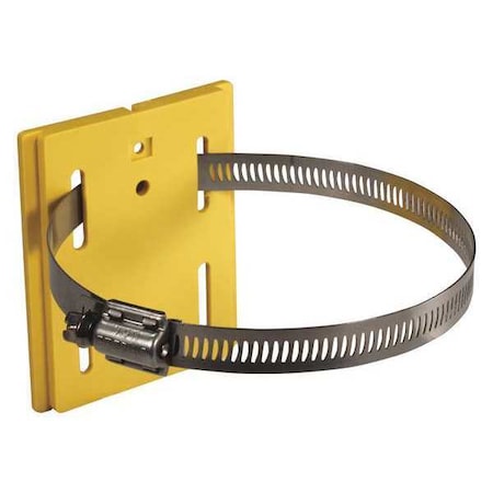Wall Mount Plate, Yellow, 5 in. L MPN:WP412HC-YW
