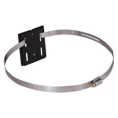 Wall Mount Plate, Black, 10 in. L MPN:WP412HC1-SB