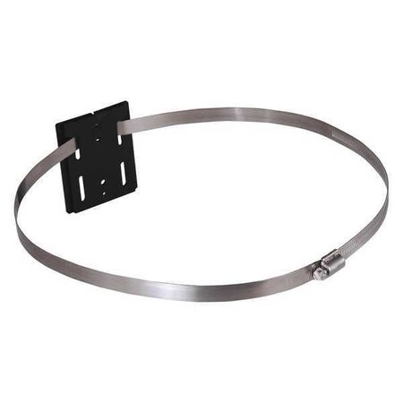 Wall Mount Plate, Black, 12 in. L MPN:WP412HC2-SB