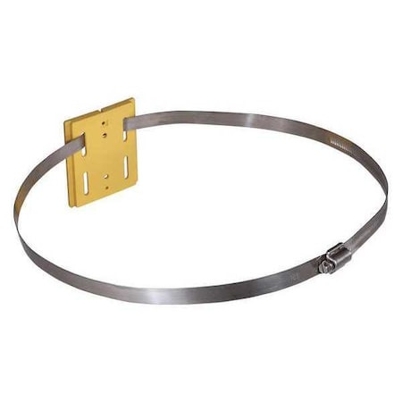 Wall Mount Plate, Yellow, 12 in. L MPN:WP412HC2-YW