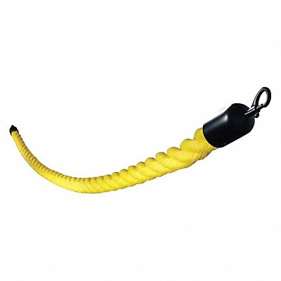 Barrier Rope 1-1/2 In x 6 ft Yellow MPN:843YW72SE-SB