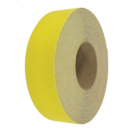 Slip Resistant Floor Tape Aluminum Oxide Compound With UV Protection Yellow, 2