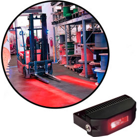 Visual Workplace® Forklift LED Safety Light Single Line 20W Red 66-3133-20L-623