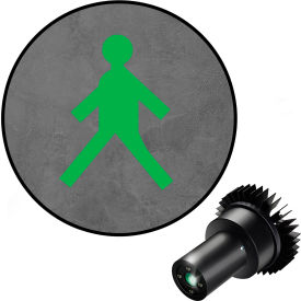 Visual Workplace® Virtual LED Projector Safety Symbol EX Walking Man 25W Green 66-3132-614EX-PS135