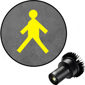 Visual Workplace® Virtual LED Projector Safety Symbol EX Walking Man 25W Yellow 66-3132-618EX-PS135