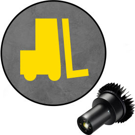 Visual Workplace® Virtual LED Projector Safety Symbol EX Forklift 25W Yellow 66-3132-618EX-PS137
