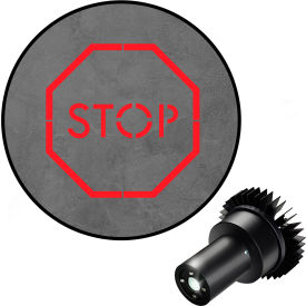 Visual Workplace® Virtual LED Projector Safety Symbol EX Stop Outline 25W Red 66-3132-623EX-PS131