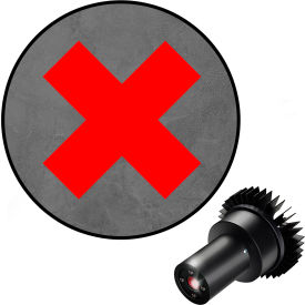 Visual Workplace® Virtual LED Projector Safety Symbol EX X 25W Red 66-3132-623EX-PS133