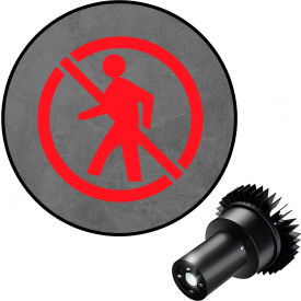 Visual Workplace® Virtual LED Projector Safety Symbol EX No Pedestrian 25W Red 66-3132-623EX-PS139