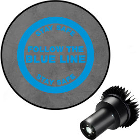 Visual Workplace® Virtual LED Projector Safety Sign EX Stay Safe Follow Line 25W Blue 66-3132-634EX-PS162