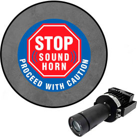 Visual Workplace® Virtual LED Projector Safety Sign Max (W) Stop Sound Horn 100W 66-3135-011050-PS204