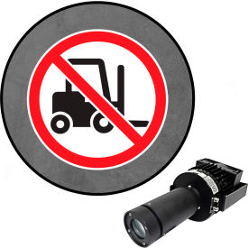 Visual Workplace® Virtual LED Projector Safety Sign Max (W) No Forklift 100W 66-3135-011050-PS214