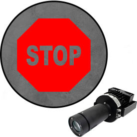 Visual Workplace® Virtual LED Projector Safety Sign Max (W) Stop 100W Red 66-3135-231050-PS141