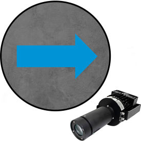 Visual Workplace® Virtual LED Projector Safety Symbol Max (W) Long Arrow 100W Blue 66-3135-341050-PS136