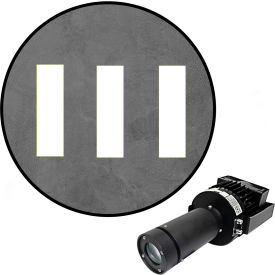 Visual Workplace® Virtual LED Projector Safety Walkway Max (SW) Stripes 100W White 66-3136-011050-PS151