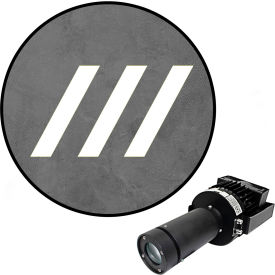 Visual Workplace® Virtual LED Projector Safety Walkway Max (SW) Diagonal Lines 100W White 66-3136-011050-PS153