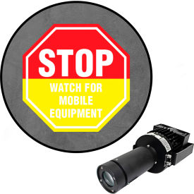 Visual Workplace® Virtual LED Projector Safety Sign Max (SW) Stop Watch Equipment 100W 66-3136-011050-PS205