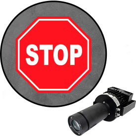 Visual Workplace® Virtual LED Projector Safety Sign Max (S) Stop 100W 66-3137-011050-PS201