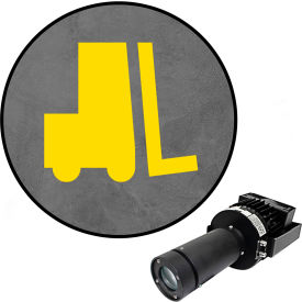 Visual Workplace® Virtual LED Projector Safety Symbol Max (S) Forklift 100W Yellow 66-3137-181050-PS137