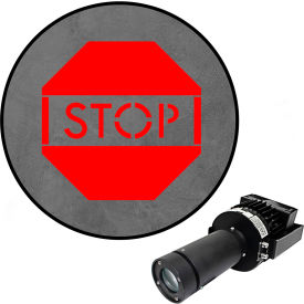 Visual Workplace® Virtual LED Projector Safety Symbol Max (S) Stop Solid 100W Red 66-3137-231050-PS130