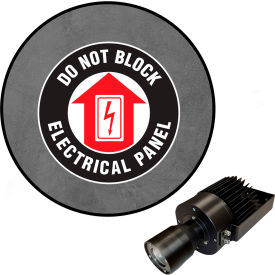 Visual Workplace® Virtual LED Projector Safety Sign (S) Do Not Block Electric Panel 50W 66-3138-601-PS211