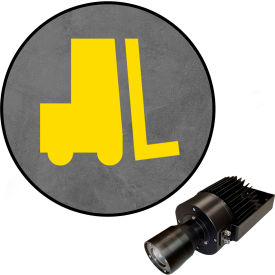 Visual Workplace® Virtual LED Projector Safety Symbol (S) Forklift 50W Yellow 66-3138-618-PS137