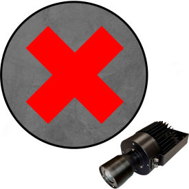 Visual Workplace® Virtual LED Projector Safety Symbol (S) X 50W Red 66-3138-623-PS133