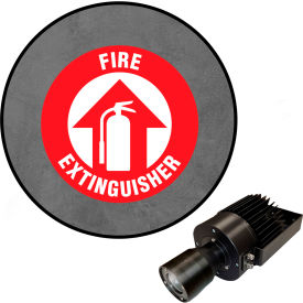 Visual Workplace® Virtual LED Projector Safety Sign (W) EXT Fire Extinguisher 50W 66-3139-601EXT-PS212