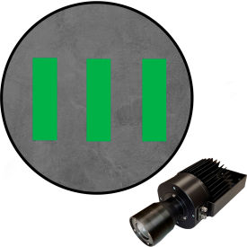 Visual Workplace® Virtual LED Projector Safety Walkway (W) EXT Stripes 50W Green 66-3139-614EXT-PS151