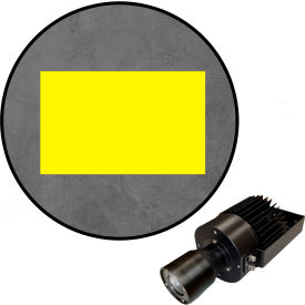 Visual Workplace® Virtual LED Projector Safety Walkway (W) EX Solid Rectangle 50W Yellow 66-3139-618EX-PS150