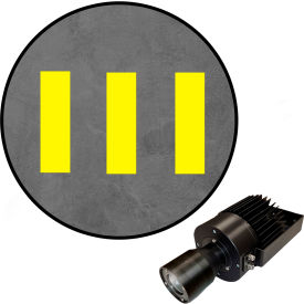 Visual Workplace® Virtual LED Projector Safety Walkway (W) EXT Stripes 50W Yellow 66-3139-618EXT-PS151