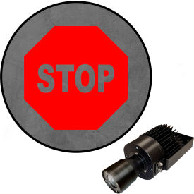 Visual Workplace® Virtual LED Projector Safety Sign (W) EXT Stop 50W Red 66-3139-623EXT-PS141