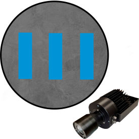 Visual Workplace® Virtual LED Projector Safety Walkway (W) EX Stripes 50W Blue 66-3139-634EX-PS151
