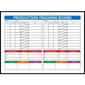 Visual Workplace Acrylic Dry Erase Board Ideas Production Tracking 1/8