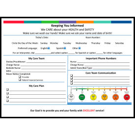 Visual Workplace Magnetic Dry Erase Overlay Keeping You Informed 48