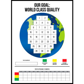 Visual Workplace Magnetic Dry Erase Board World Class Quality 1/8