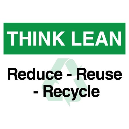 Lean Sign, PVC 10