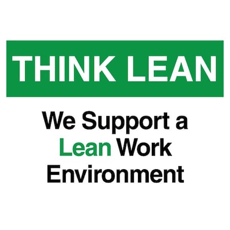 Lean Sign, PVC 10
