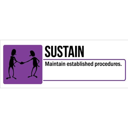 Lean Banner, 13 oz., 3 ft.x8 ft., 5S Sustain MPN:60-45-3696-5S736