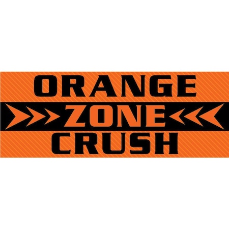 Safety Banner, 13 oz., 3ft.x8ft., Orange Crush MPN:60-45-3696-TR770