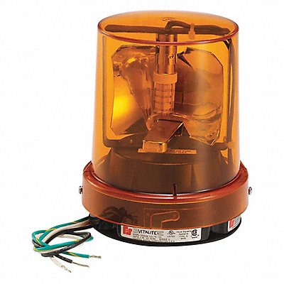 Warning Light Amber LED 5-1/8 D MPN:121SLED-120A-M1