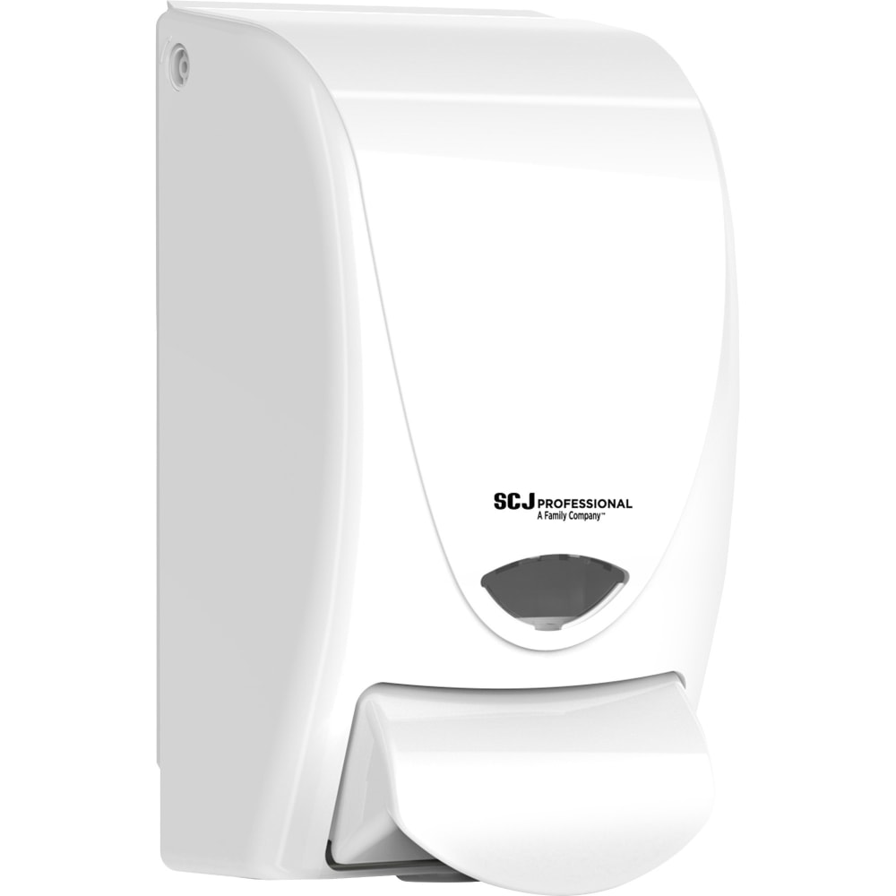 SC Johnson Proline Curve Manual Dispenser - Manual - 1.06 quart Capacity - Durable, Antimicrobial, Anti-bacterial - White - 1 Each MPN:WHB1LDS